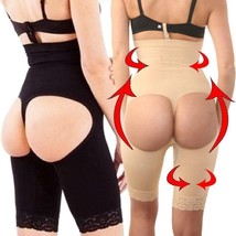 High Waist Butt Lifter Trainer Thigh Control Full Body Shapewear Bodysuit Shaper - £12.92 GBP