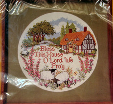 Counted Cross Stitch Kit 0616 Bless This House 10&quot;  - £7.96 GBP