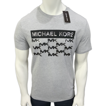 Nwt Michael Kors Msrp $56.99 Men&#39;s Gray Crew Neck Short Sleeve T-SHIRT Size M - £20.51 GBP
