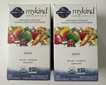 2 Pack - Garden of Life Mykind Organics Men Multivitamin, 30 Ct Ea, Exp ... - £26.98 GBP