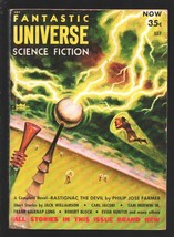 Fantastic Universe Science Fiction 5/1954-Clarence Doore cover-Pulp thrills- ... - £57.07 GBP