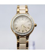 New DKNY NY2467 Chambers Crystal Dial Beige Stainless-Steel Quartz Women... - £101.27 GBP