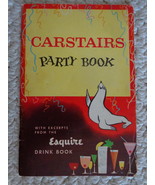 Carstairs Party Book Esquire Drink Book (#3663) - $15.13 CAD