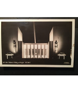 Federal Building At Night, New York Worlds Fair Postcard - Real Photo RPPC - $12.64 CAD