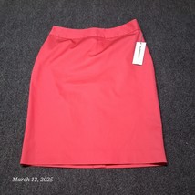 NWT Liz Claiborne Skirt Women Size 4 Teaberry Pink Career Pencil - $328.41 MXN
