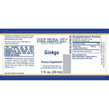 Pure Herbs: Ginkgo -  1 oz. (Natural Herbal Extracts) image 2