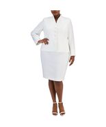 Le Suit Women&#39;s Plus Size Vanilla ICE Jacket &amp; Skirt Suit - $75.69 CAD