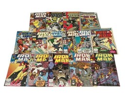 Lot 15 Iron Man Comic Book Marvel 1984 #7 #9 #229 #244 #247 #252 #256-257 #262 - $19.99