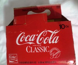Coca-Cola Classic 6 Pack Carrier Carton 10oz Return Refund Original Formula - $3.47