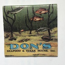 Don’s Restaurant Seafood Steak Baton Rouge Louisiana Matchbook - £3.94 GBP
