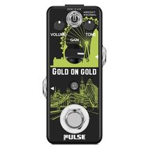 Pulse Technology Gold on Gold Marshall Plexi Guitar Tone Effect Pedal - £23.79 GBP