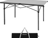 Kingcamp Camping Table 53&quot; X 25&quot; Aluminum Roll Up Lightweight Foldable L... - $188.95