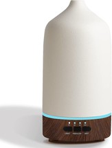 Essential Oil Diffuser Aromatherapy Humidifier -300ML Ceramic Ultrasonic (White) - £18.55 GBP