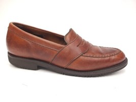 Allen Edmonds Shoes Mens 9 D Fairmont Penny Loafers Slip On 1189 Brown Leather - £40.55 GBP