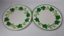 Vintage Franciscan Ivy Earthenware Two (2) Dinner Plates Made in the USA - £47.54 GBP