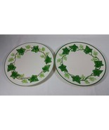 Vintage Franciscan Ivy Earthenware Two (2) Dinner Plates Made in the USA - £47.95 GBP