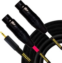 Mogami Gold 3.5-2Xlrf-20 Stereo Audio Y-Adapter Cable, Dual Xlr-Female, 20 Foot - £129.48 GBP