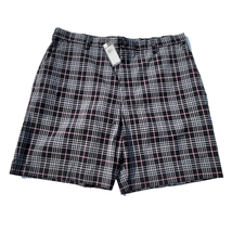 IZOD Performx Black &amp; Gray Plaid Golf Shorts Size 40 New - £28.23 GBP