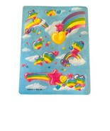 1990 Vintage Rainbow Heart Removable Sticker Sheet 3M Post It Scrap Book... - £39.13 GBP