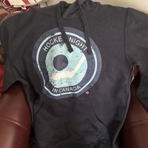 Adult Large Official Hockey Night in Canada DISTRESSED Hoodie Hoody NEW ... - $39.43