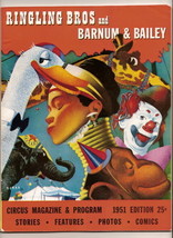 1951 Ringling Bros &amp; Barnum &amp; Bailey Circus Program - $72.05
