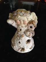 ceramic angel figurine with place in back for incense if desired - £19.53 GBP