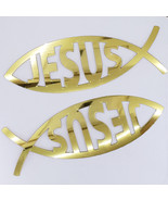 Jesus Fish Cutouts Plastic Shapes Confetti Die Cut 15 pcs  FREE SHIPPING - £5.62 GBP