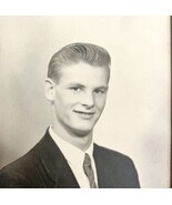 Real Photo Framed In Bifold Portrait Picture Maine 1930-40s Call Studio E25 - €17,13 EUR