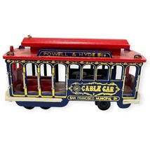 Vtg. San Francisco Municipal RY Cable Car Music Box Powell and Hyde Sts.... - £15.64 GBP