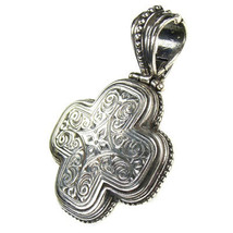  Gerochristo 5365 -  Sterling Silver Byzantine Medieval Cross Pendant  - $280.00