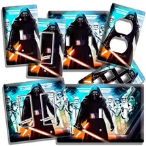 Star Wars Kylo Ren First Order Stormtroopers Light Switch Outlet Wall Art Plates - $11.39+