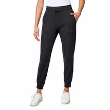 Mondetta Womens Ribbed Lounge Jogger Pants Size X-Small Color Black - £31.07 GBP