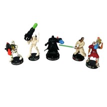 Star Wars AttackTix Lot of 5 Darth Vader Utapau Warrior Battle Droid Agen Kolar - £18.76 GBP