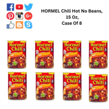Hormel Chili Hot No Beans, 15 Oz, Case Of 8 - £18.22 GBP
