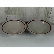 Autumn Collection Stoneware Lot of 2 Coupe Cereal Bowls 6.5” Japan MCM - $8.15