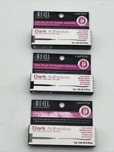 3 pack Ardell Brush-On Eyelash Adhesive Dark Adhesive 0.18 oz - $21.68