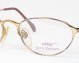 Vintage Atrio 2486 009 GOLD UNIQUE RARE EYEGLASSES GLASSES RIMLESS 54-17... - $84.70