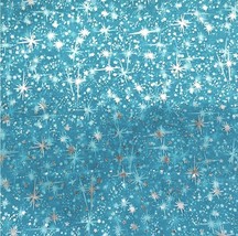 Star Bursts Sheer Organza 58 Inch Wide Fabric by The Yard, All Colors - £10.26 GBP+