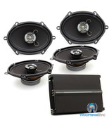pkg FOCAL AUDITOR 2 Sets RIP-570C 5x7/6x8 SPEAKERS + R-4280 4-CHANNEL AM... - £496.18 GBP