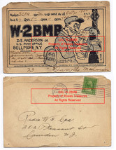 1932 1 Cent Washington East Facing Vintage Cartoon Art Otto Eppers QSL W... - £432.63 GBP