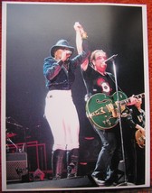 U2 Bono With MARY J. BLIGE NY 2005 ONE LARGE PHOTO 14*11 INCH MINT PICTU... - $49.50
