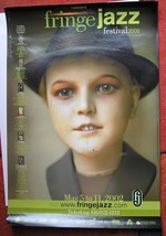 TORONTO Fringe Jazz Festival Large 2002 Poster 27*19 INCH Rossignol Dist... - $48.50