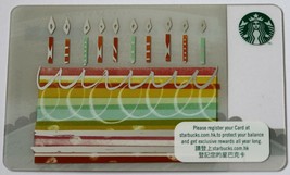 Starbucks Hong Kong 2016 Gift Card Happy Birthday Cake Collectible New - £7.92 GBP