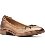 Clarks Trish Rhea Size 6 W WIDE EU 36 Women&#39;s Leather Ballet Flat Shoes ... - $50.20 CAD