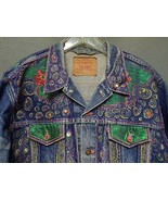 Vintage Levi&#39;s &quot;Hand Painted Denim Truck Jacket&quot; Men&#39;s Tag Size 50 (With... - £395.07 GBP