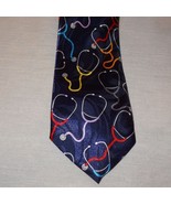 Doctor Stethoscopes Novelty Tie Necktie 58&quot; Steven Harris 100% Polyester - £9.92 GBP