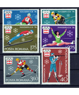 Romania 2596-2601 MNH Olympics Sports Games Bobsled Ice Hockey ZAYIX 062... - $2.55