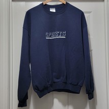 Vintage 90s Jerzees Sports Illustrated Football Graphic Stitched Sweatshirt XL - £19.61 GBP