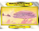 1980 Topps Star Wars ESB #124 Ralph McQuarrie Space Paintings Cloud City - $0.89