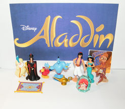 Aladdin Movie Fun Party Favors Goody Bag Fillers Set of 12 with 10 Figures - £12.72 GBP